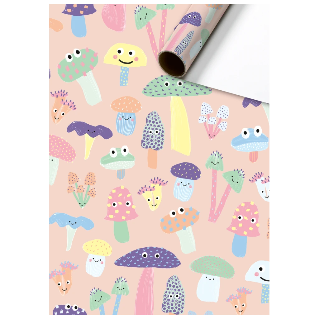 Geschenkpapier „Ching“ | 70 cm × 2 m, 80 g/m², rosa/mehrfarbig, pastell