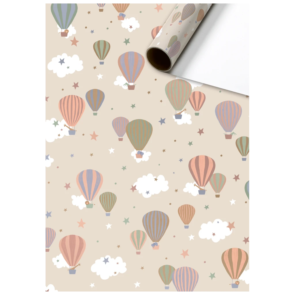 Geschenkpapier „Mimmo“ | 70 cm × 2 m, 80 g/m², beige