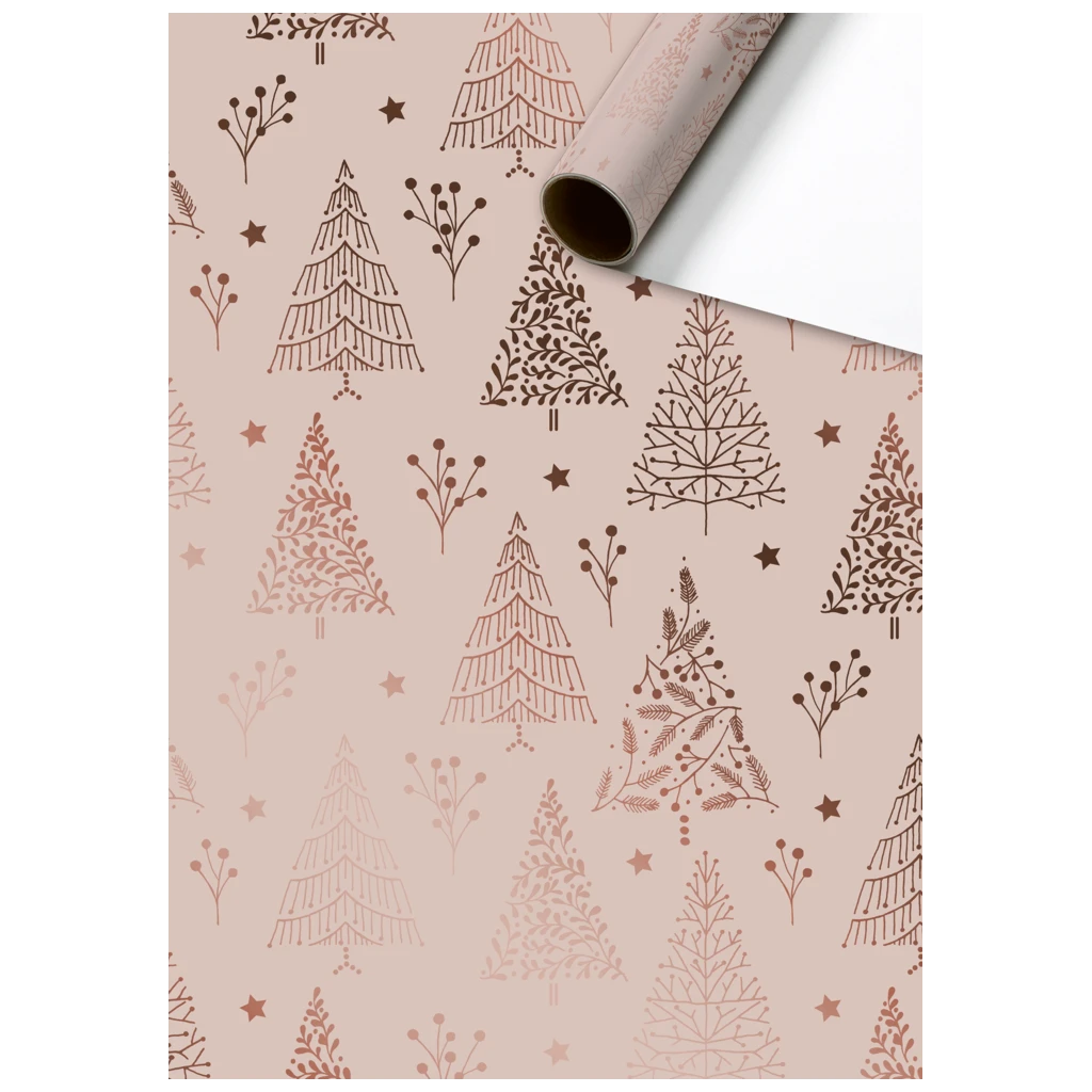 Geschenkpapier | 70 cm × 1,5 m, 75 g/m², altrosa