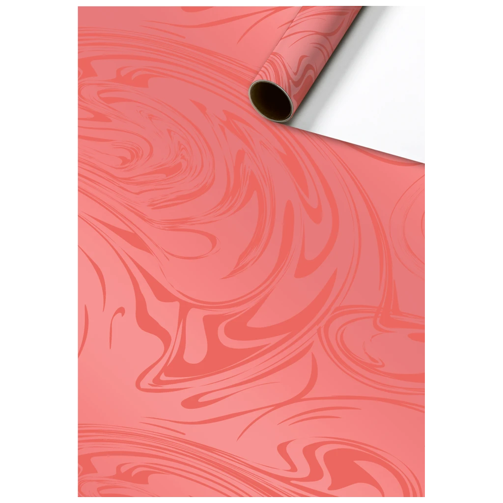 Geschenkpapier „Marge“ | 70 cm × 2 m, 80 g/m², hellrot