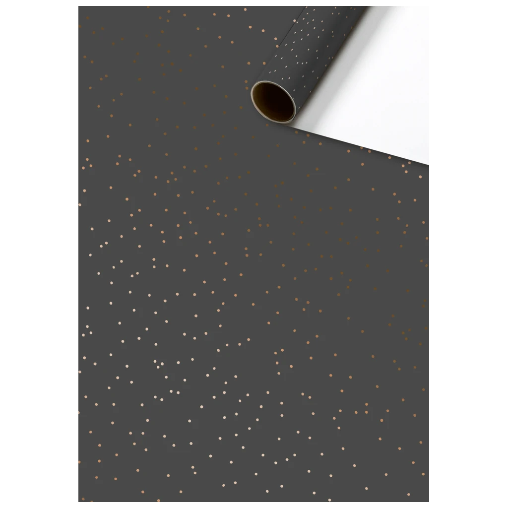 Geschenkpapier „Yvie“ | 70 cm × 1,5 m, 76 g/m², anthrazit