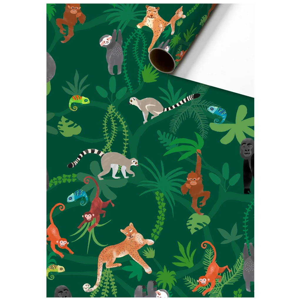 Geschenkpapier „Lauro“ | 70 cm × 2 m, 80 g/m², dunkelgrün
