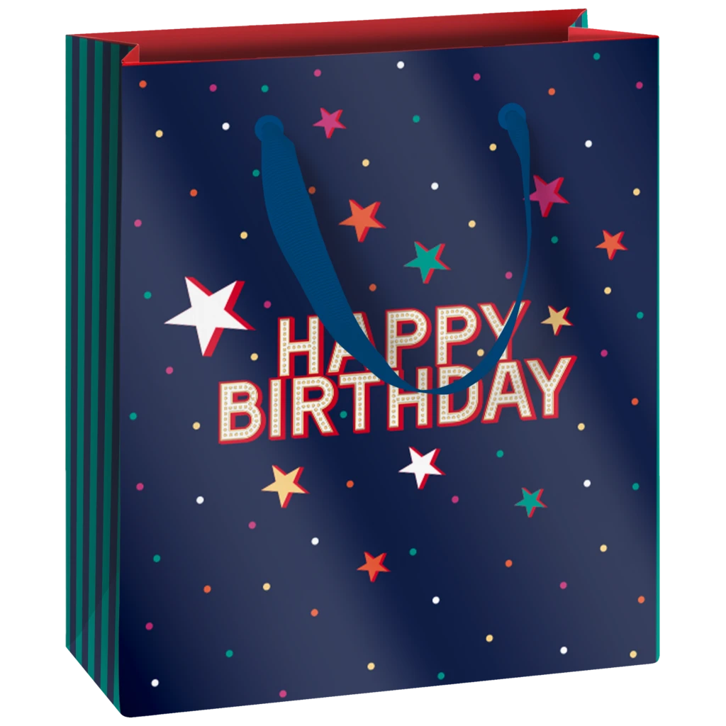Geschenktasche „Starlett“ | 18×21×8 cm, 230 g/m², dunkelblau