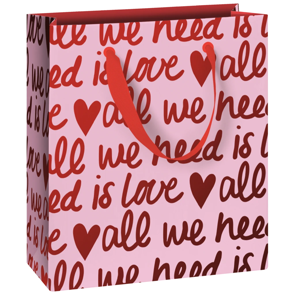 Geschenktasche „Amaia“ | 18×21×8 cm, 230 g/m², rosa