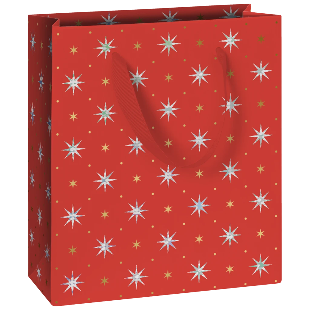 Geschenktasche „Zidonia“ | 18×21×8 cm, 250 g/m², rot