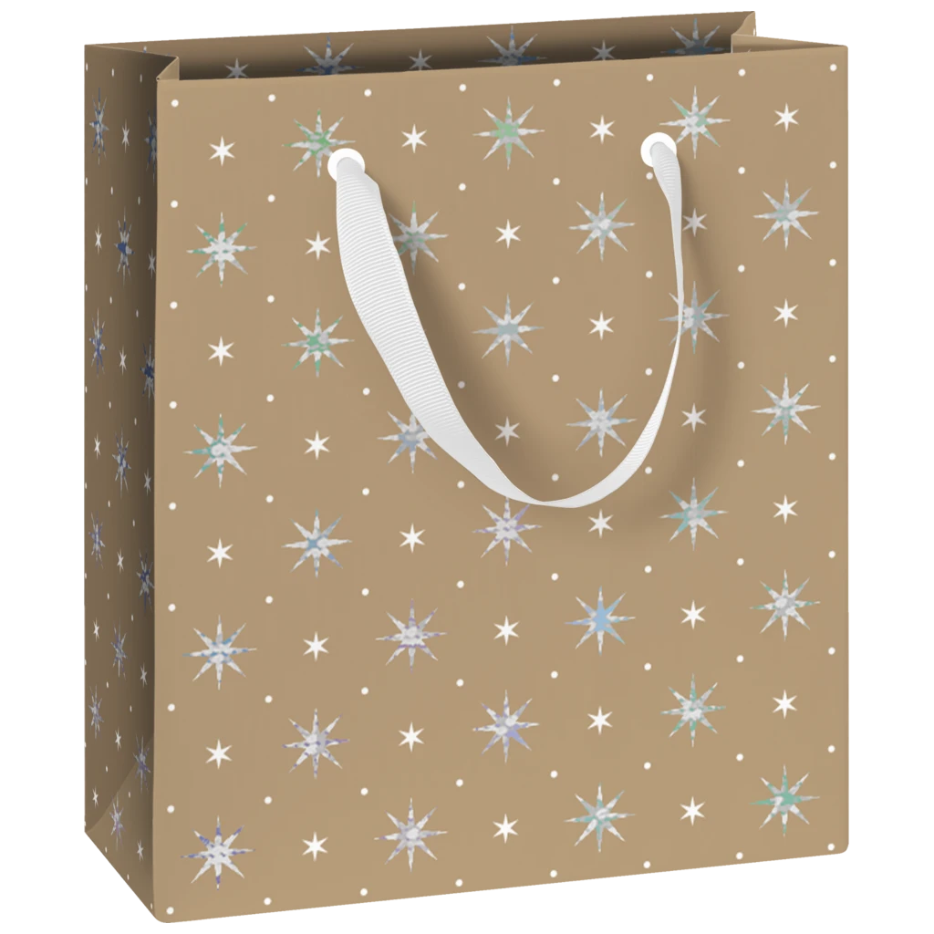 Geschenktasche „Zidonia“ | 18×21×8 cm, 250 g/m², gold