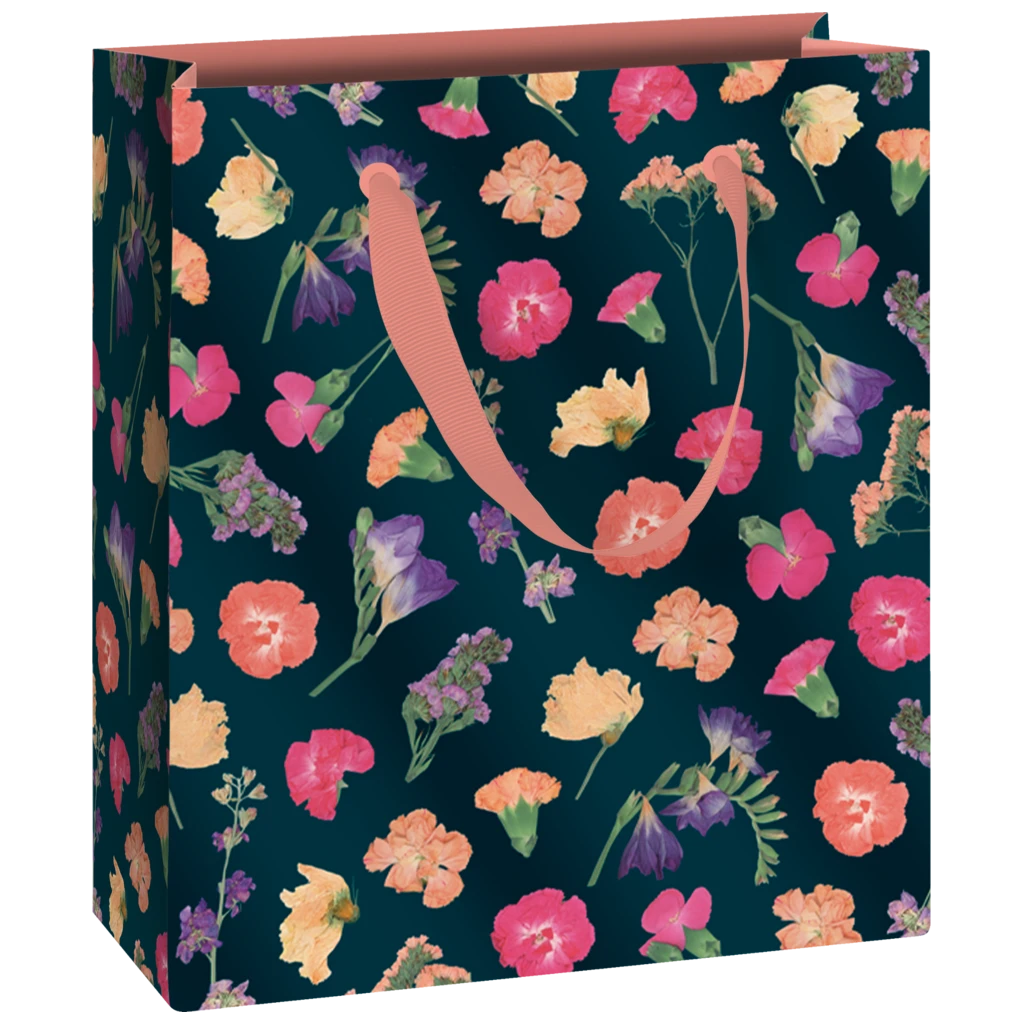 Geschenktasche „Maila“ | 18×21×8 cm, 250 g/m², petrol