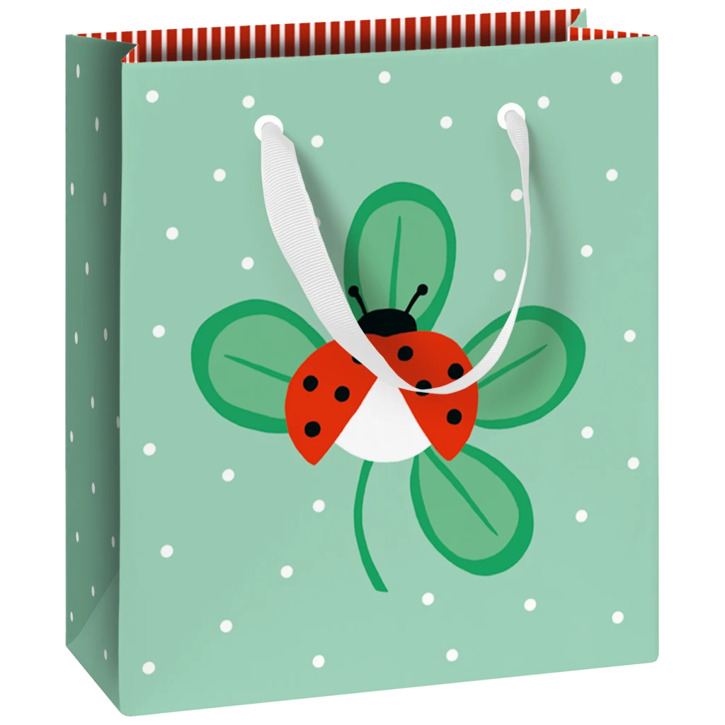 Geschenktasche „Adela“ | 18×21×8 cm, 250 g/m², grün