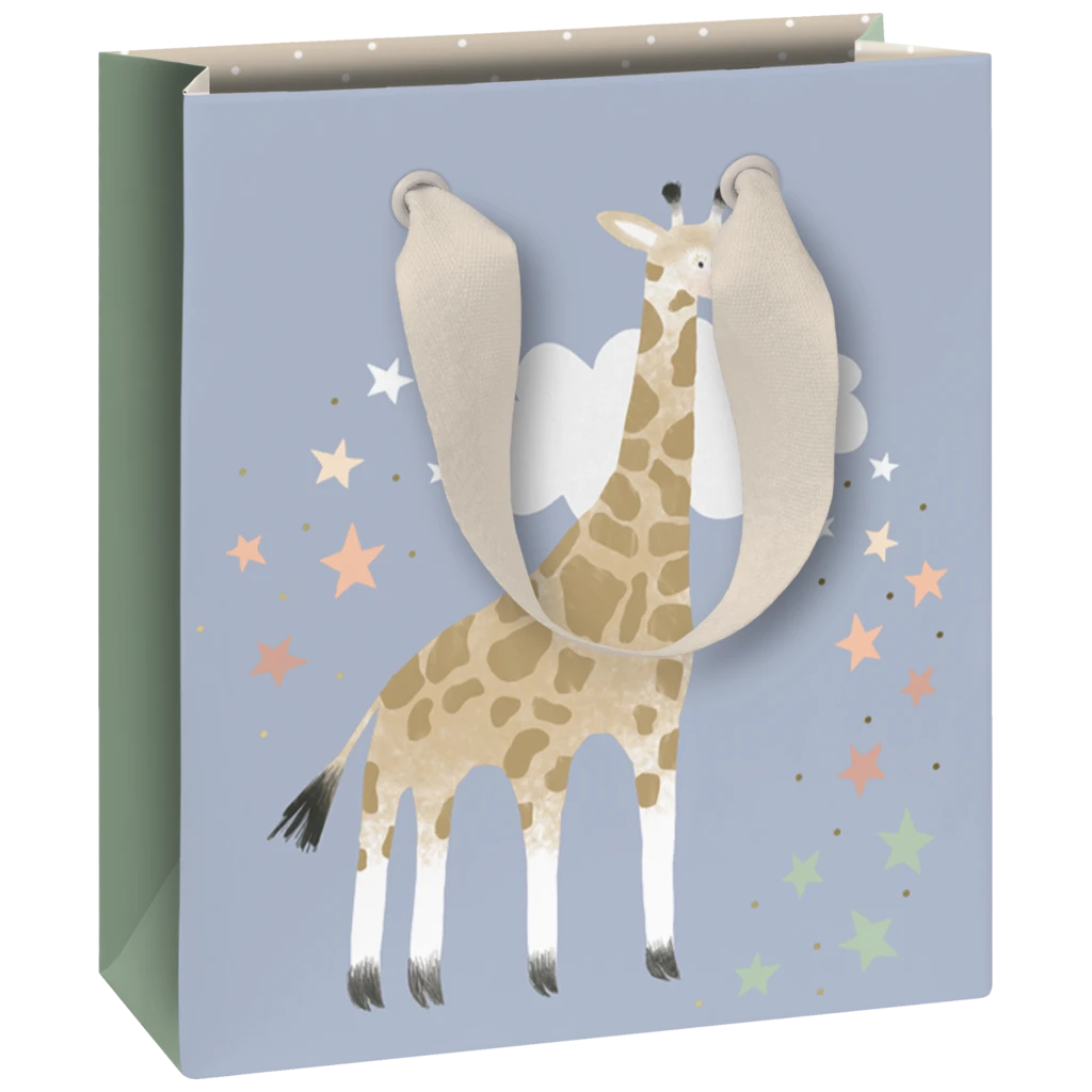 Geschenktasche „Mimmo“ | 18×21×8 cm, 250 g/m², mehrfarbig