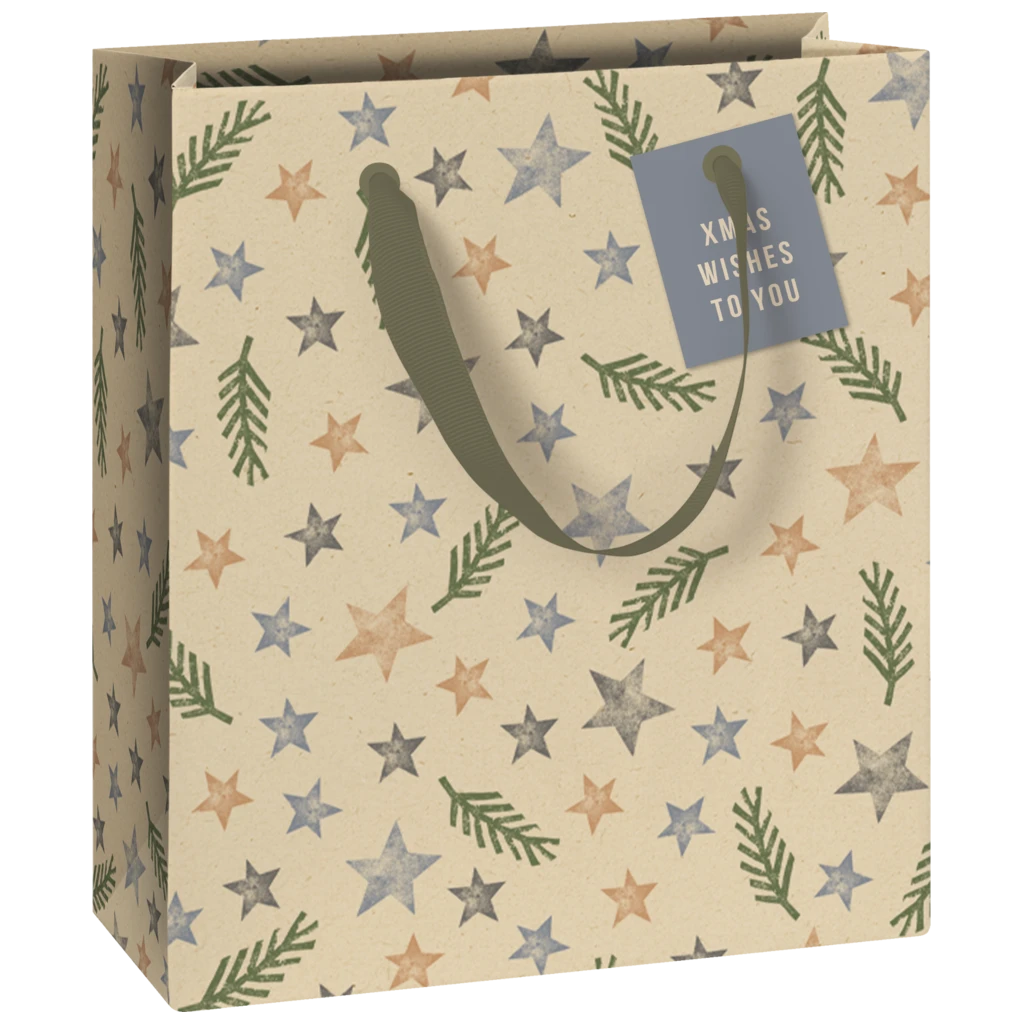 Geschenktasche „Naruto“ | 18×21×8 cm, 250 g/m², hellbraun