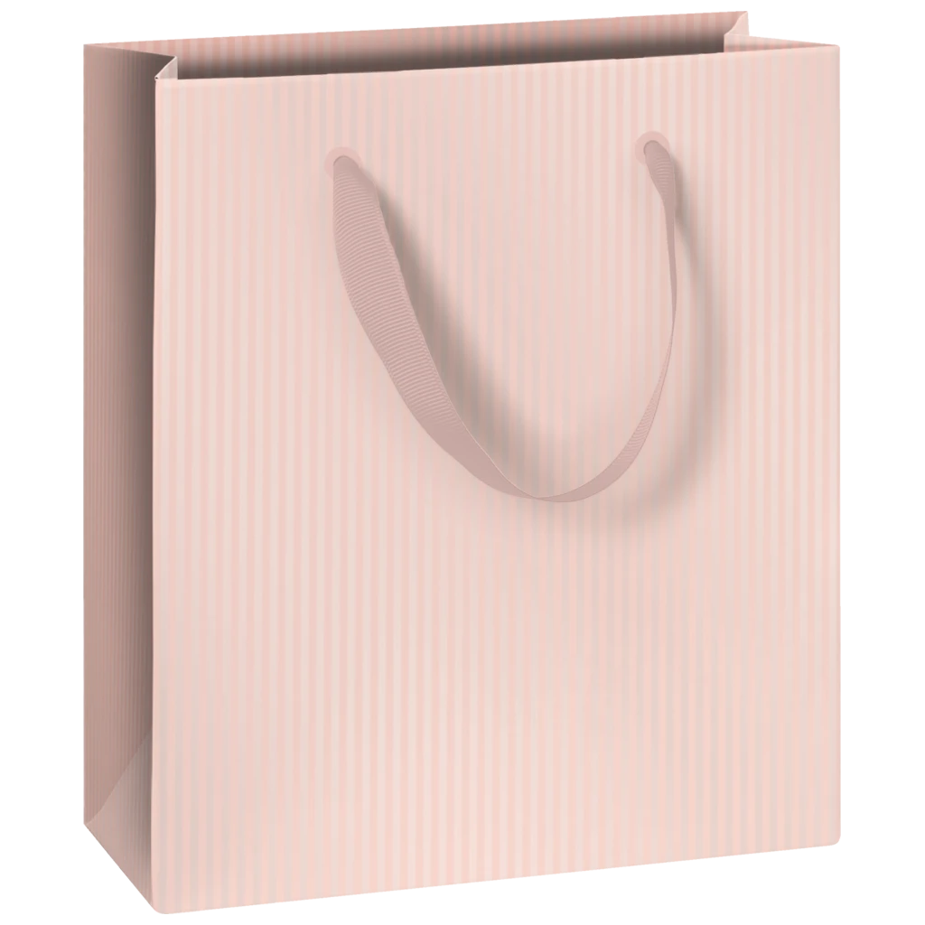 Geschenktasche „Paro“ | 18×21×8 cm, hellrosa