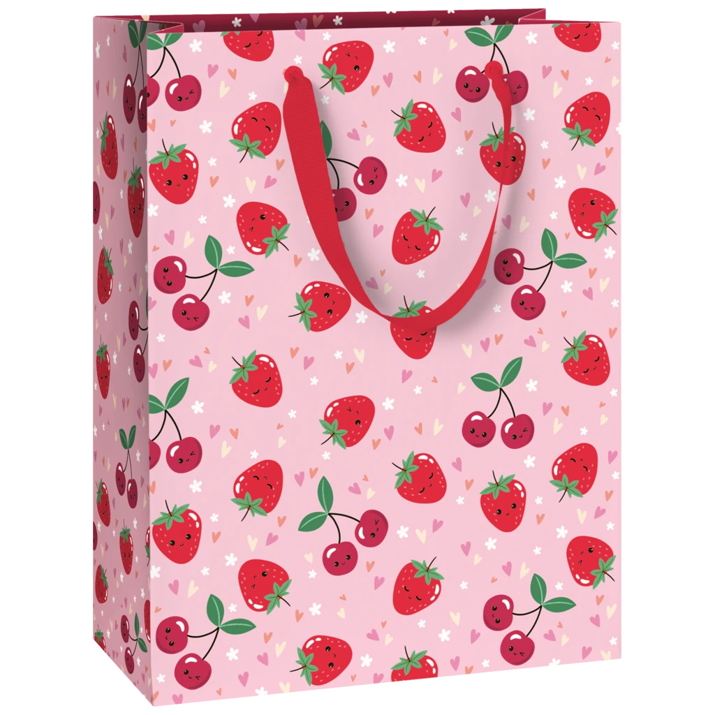 Geschenktasche „Yumi“ | 23×30×13 cm, 230 g/m², rosa