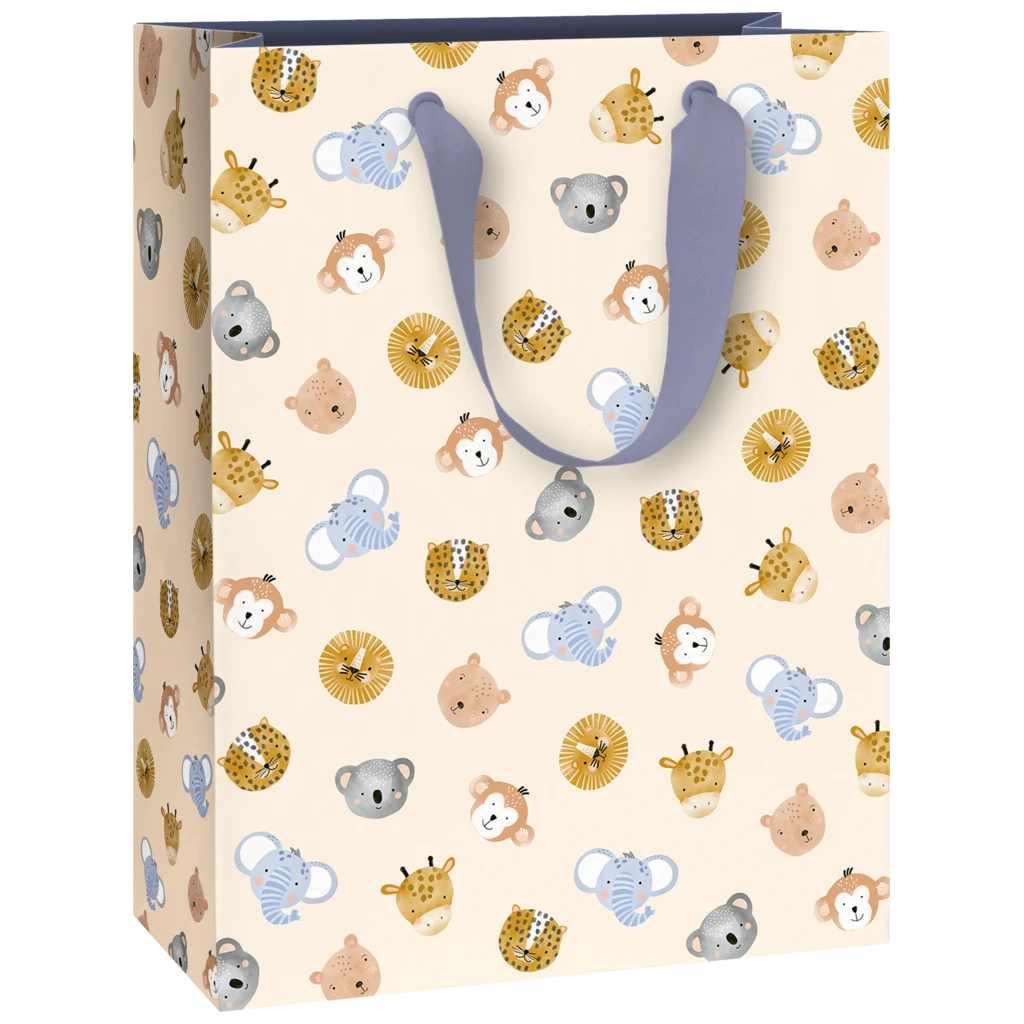 Geschenktasche „Buba“ | 23×30×13 cm, 230 g/m², champagner