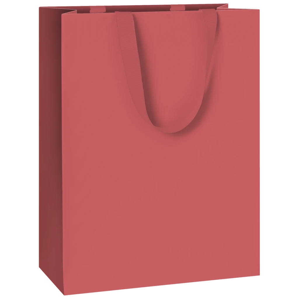 Geschenktasche „Uni Pure bordeaux“ | 23×30×13 cm, 250 g/m², bordeaux