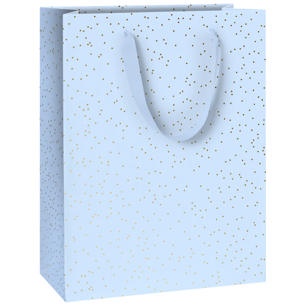 Geschenktasche „Yvie“ | 23×30×13 cm, 250 g/m², hellblau
