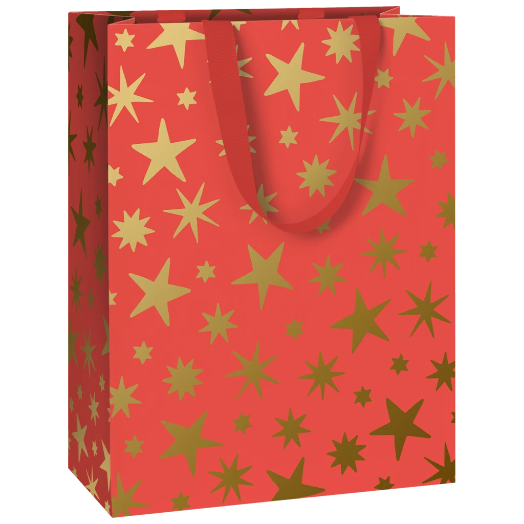 Geschenktasche „Aika rot dunkel “ | 23×30×13 cm, 230 g/m², dunkelrot
