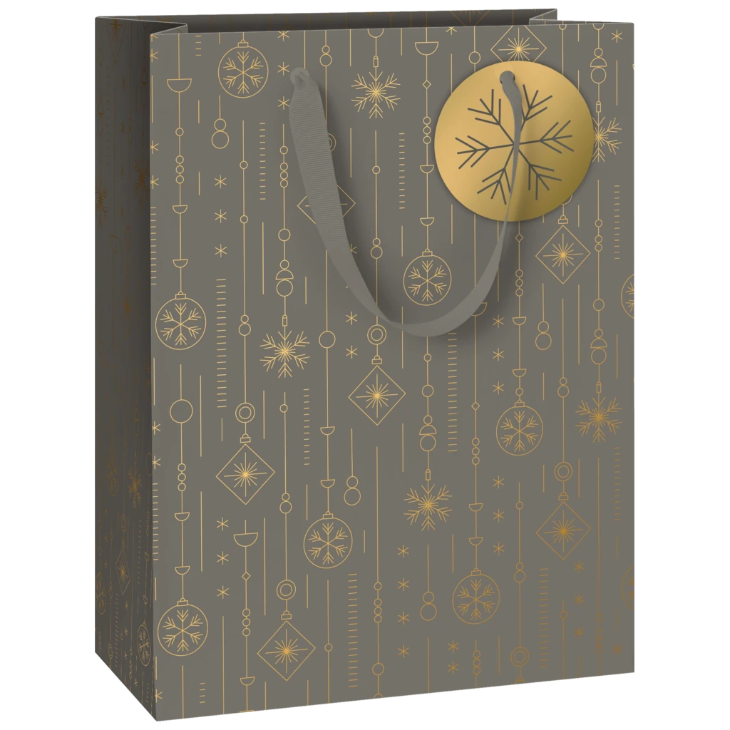 Geschenktasche „Apollo“ | 23×30×13 cm, 230 g/m², dunkelgrau