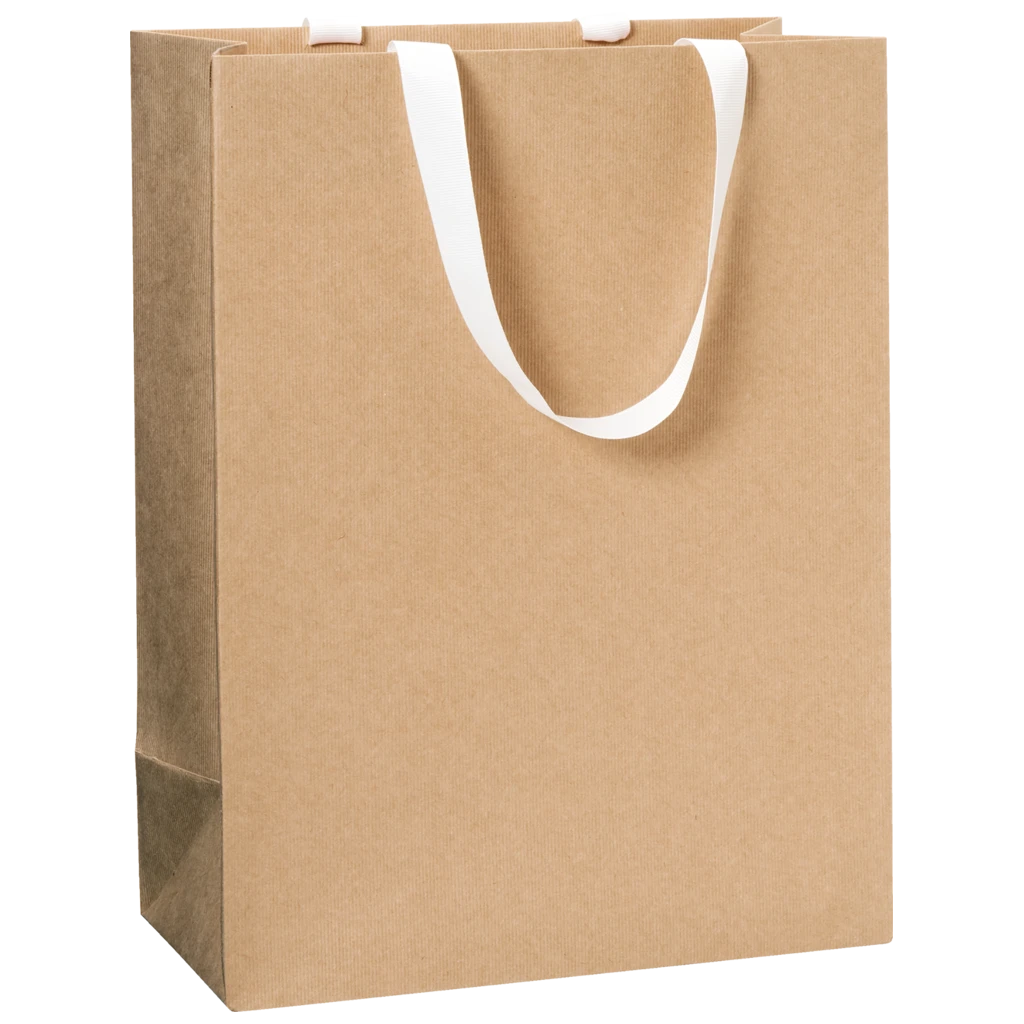Geschenktasche One Colour | 23×30×13 cm, 250 g/m², hellbraun