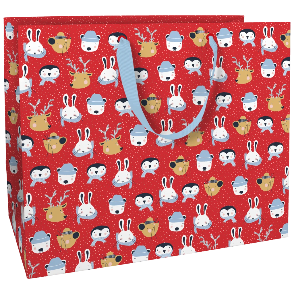 Geschenktasche „Malik“ | 45×38×22 cm, 230 g/m², rot
