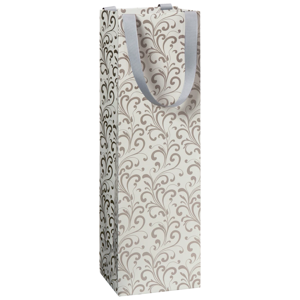 Geschenktasche „Baroa“ | 11×36×10,5 cm, 250 g/m², weiß