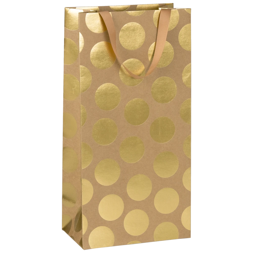 Flaschentasche „Yoko“ | 18×36×10,5 cm, 250 g/m², hellbraun