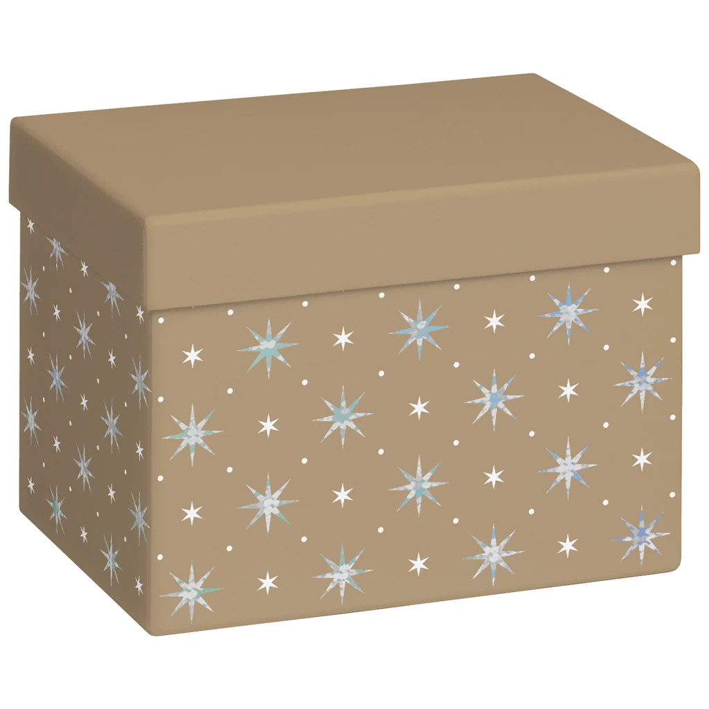 Geschenkbox „Zidonia“ | 12×12×16,5 cm, 120 g/m², gold