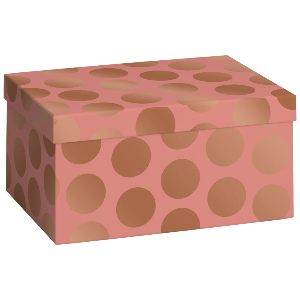 Geschenkbox „Vanda“ | 16,5×12×24 cm, 120 g/m², terracotta