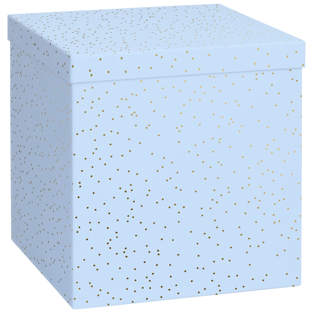 Geschenkbox „Yvie“ | 23×24×23 cm, hellblau