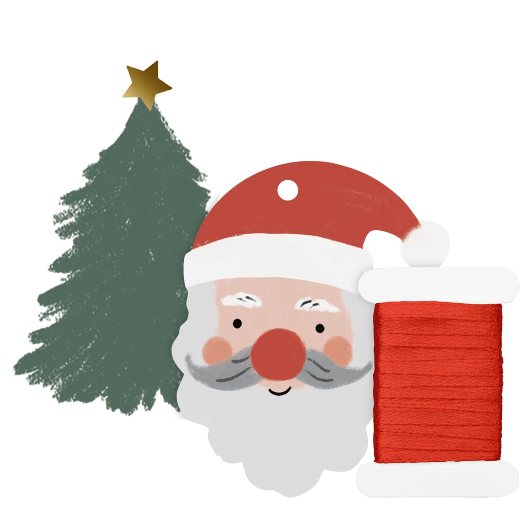 Geschenkanhänger-Set | weiß/dunkelgrün