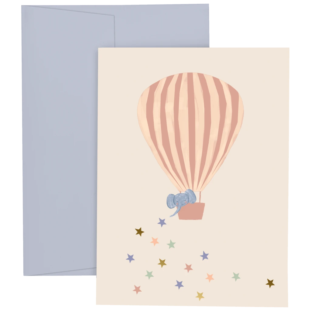 Grusskarten-Set „Mimmo“ | beige/blau