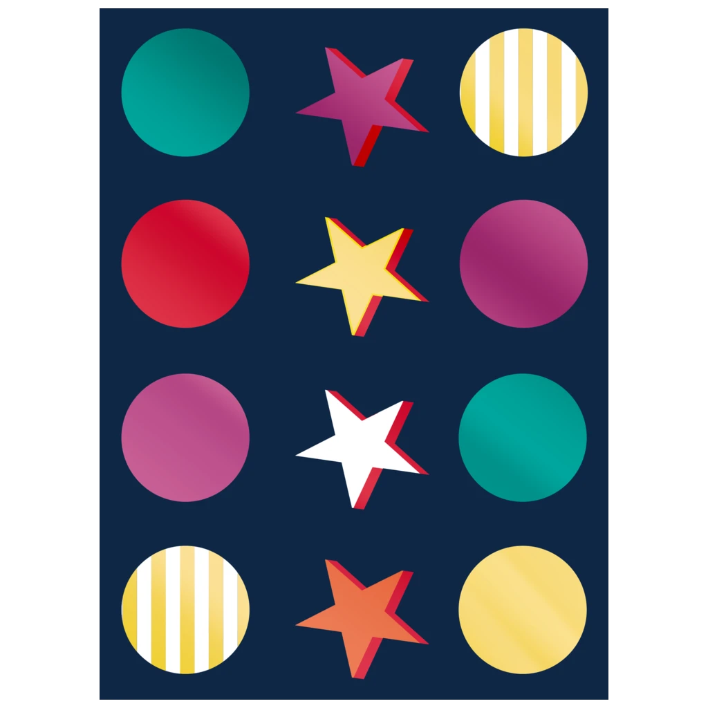 Aufkleber Bogen „Starlett“ | 110×150 mm, 4 Blatt