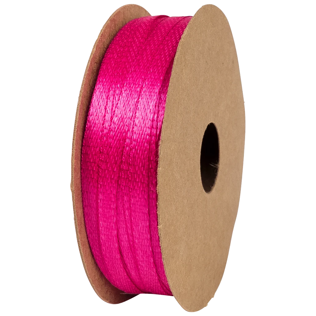 Geschenkband | Satin Polyester, 3 mm × 8 m, pink