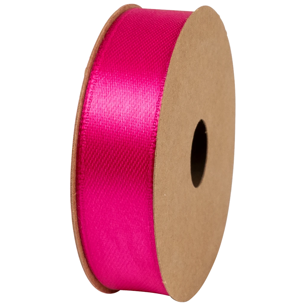 Geschenkband | Satin Polyester, 15 mm × 4 m, pink