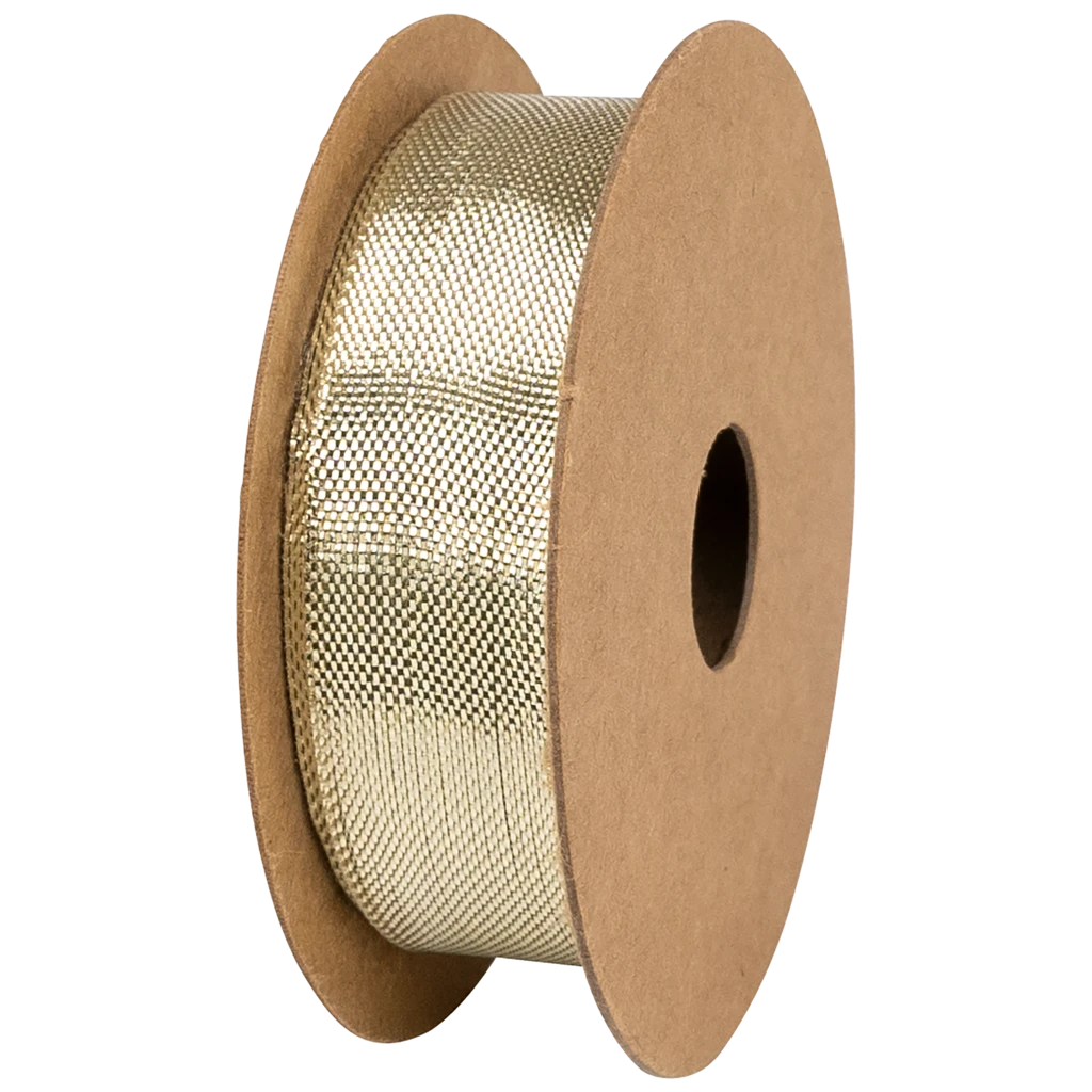 Geschenkband | Satin Polyester, 15 mm × 4 m, gold