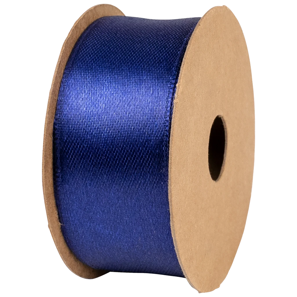 Geschenkband | Satin Polyester, 25 mm × 4 m, dunkelblau