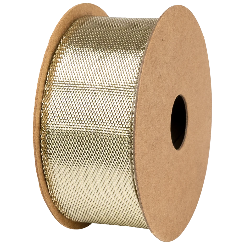 Geschenkband | Satin Polyester, 25 mm × 4 m, gold