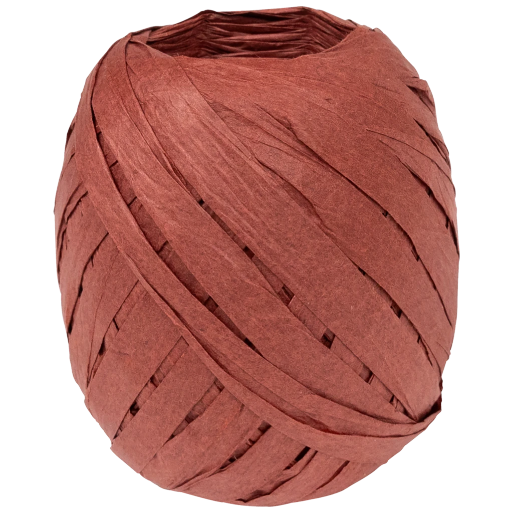 Geschenkband | Papier, 7 mm × 30 m, dunkelrot