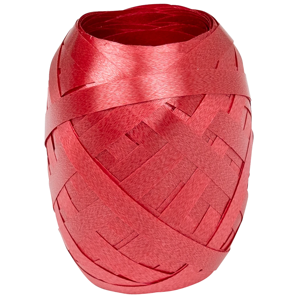 Geschenkband | Polypropylen, 5 mm × 20 m, hellrot