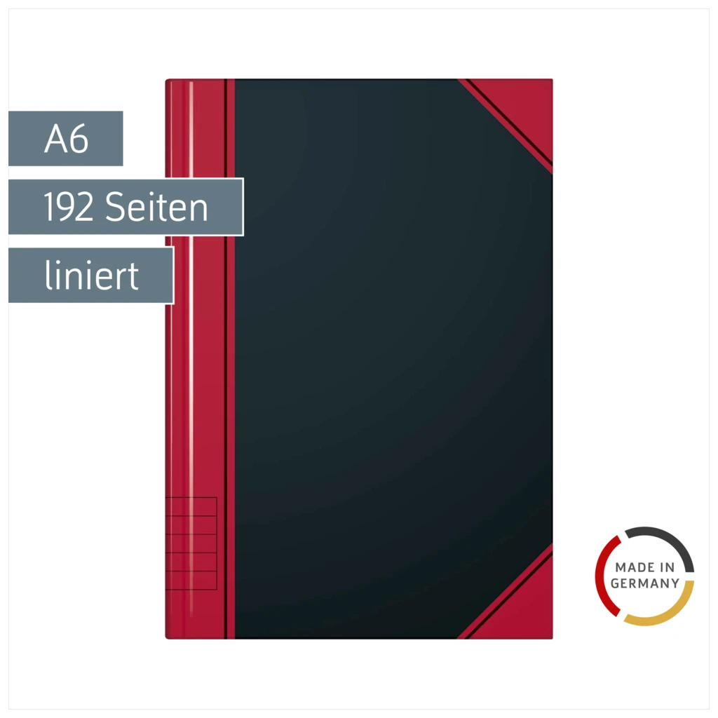Notizbuch Chinabuch | A6, liniert, schwarz